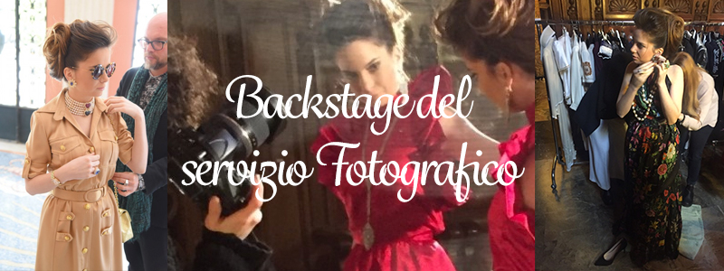 Backstage del servizio fotografico del libro “Isabella”